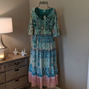 Boho A-line dress